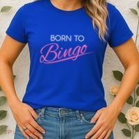 Born To Bingo Retro Gift For Bingo Player Gift Women's T-Shirt thumb 2