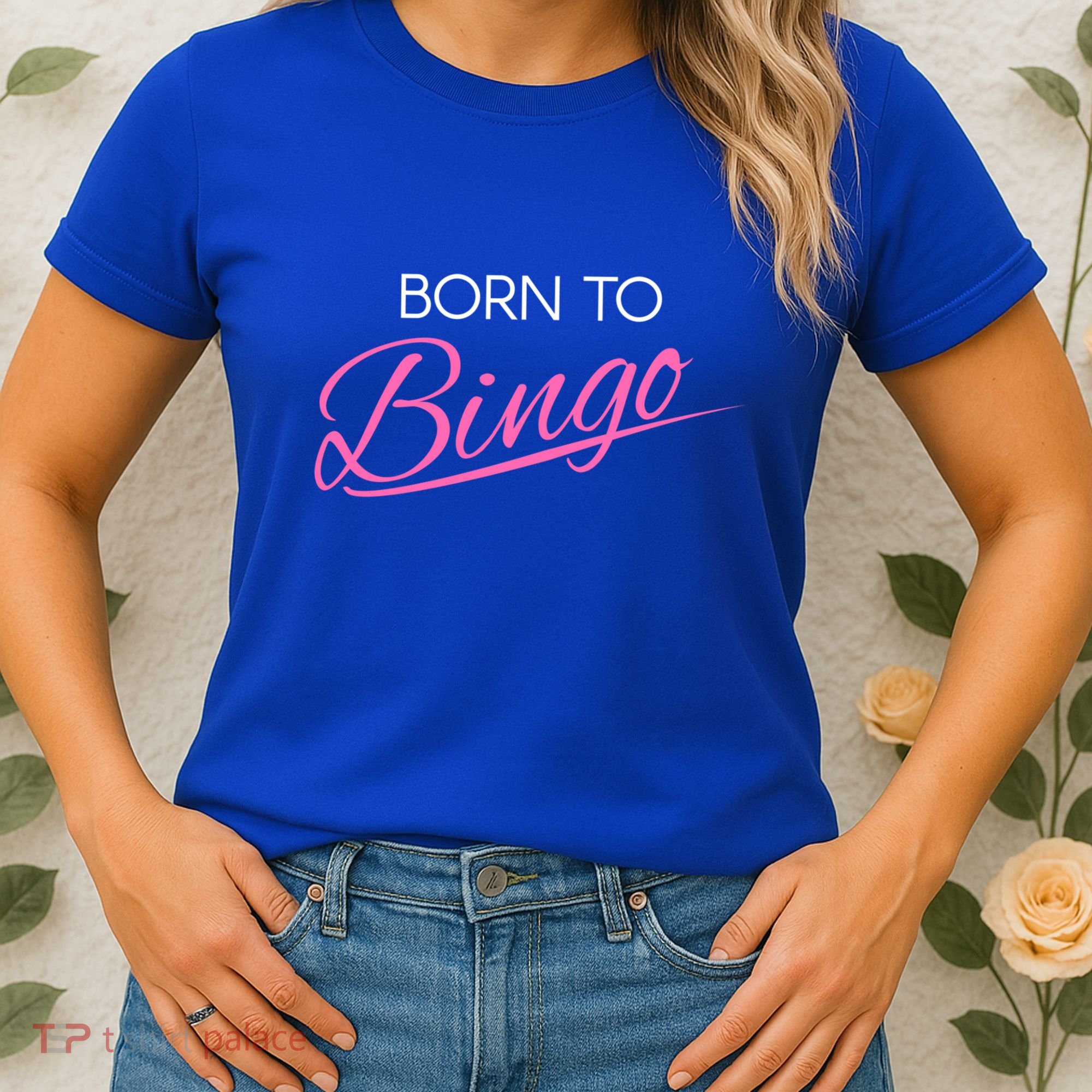 Born To Bingo Retro Gift For Bingo Player Gift Women's T-Shirt