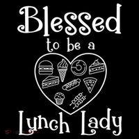 Blessed To Be A Lunch Lady Cafeteria Hero Funny Server Funny Gift Women's Hoodie thumb 2