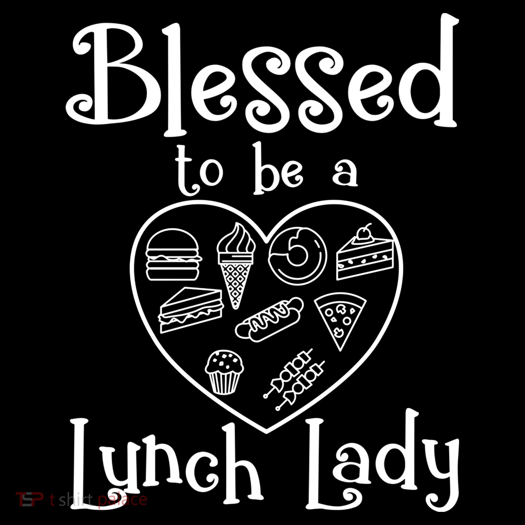 Blessed To Be A Lunch Lady Cafeteria Hero Funny Server Funny Gift Women's Hoodie