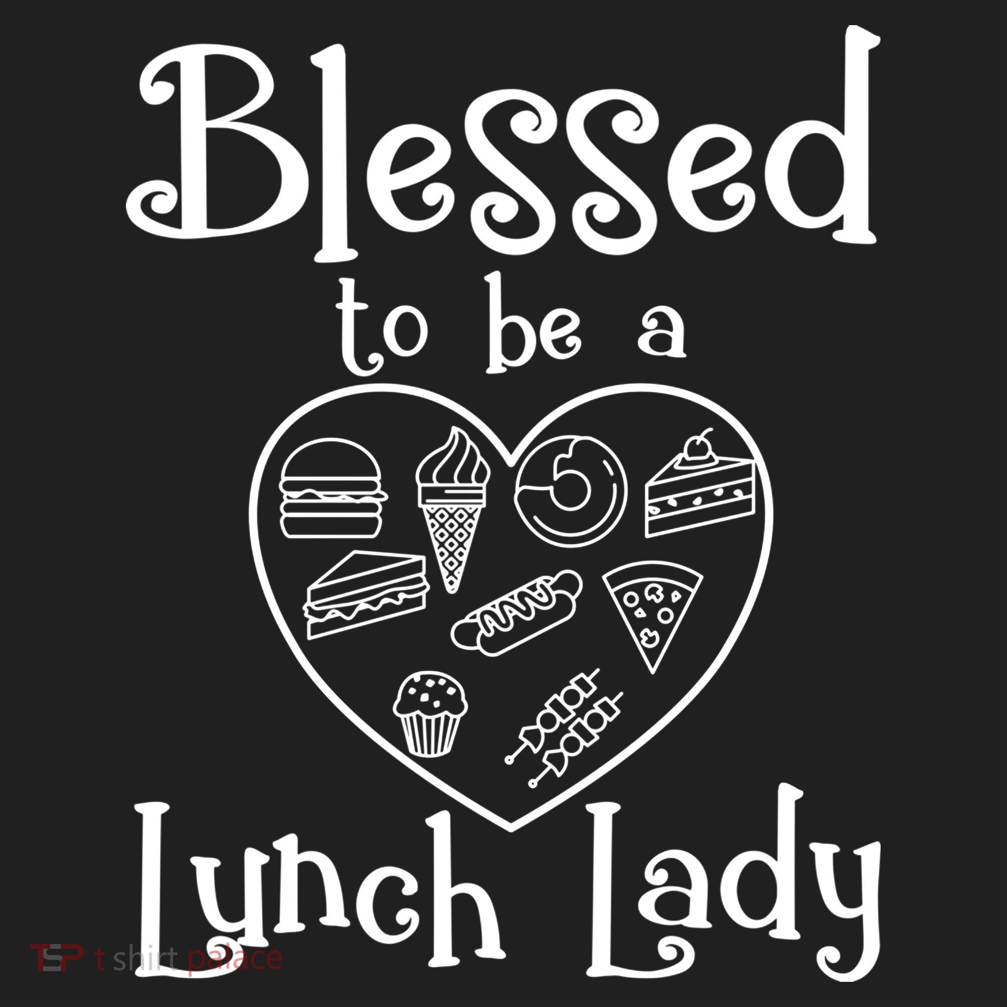Blessed To Be A Lunch Lady Cafeteria Hero Funny Server Funny Gift Golf Towel