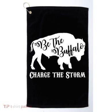 Be The Buffalo Charge The Storm Golf Towel