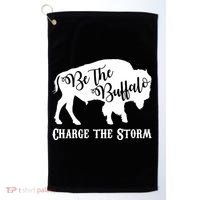 Be The Buffalo Charge The Storm Golf Towel thumb 0