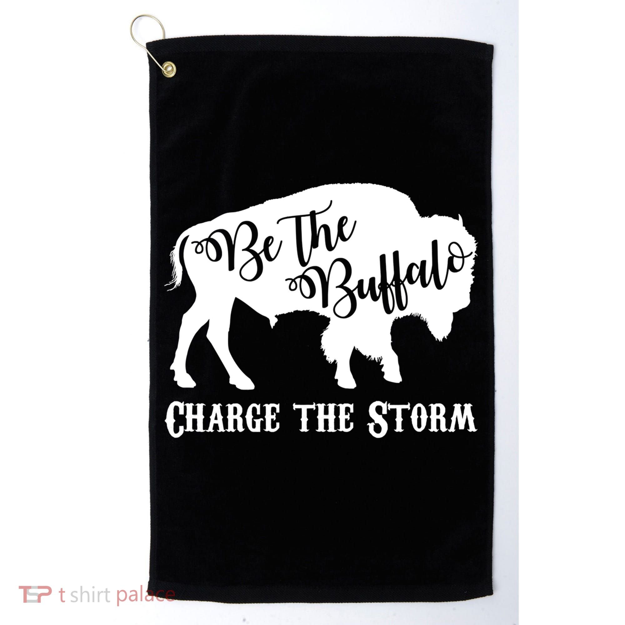 Be The Buffalo Charge The Storm Golf Towel