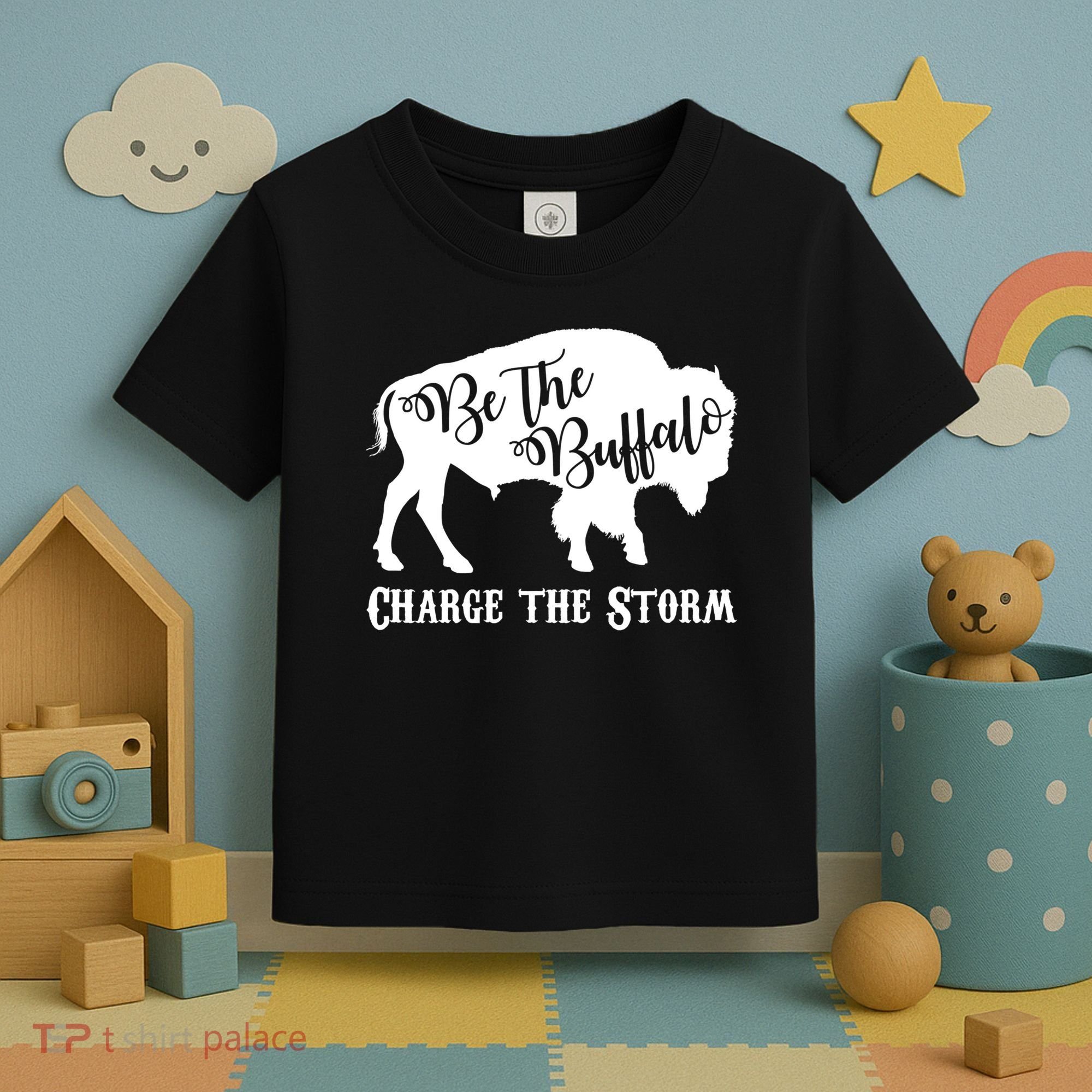 Be The Buffalo Charge The Storm Toddler T-Shirt