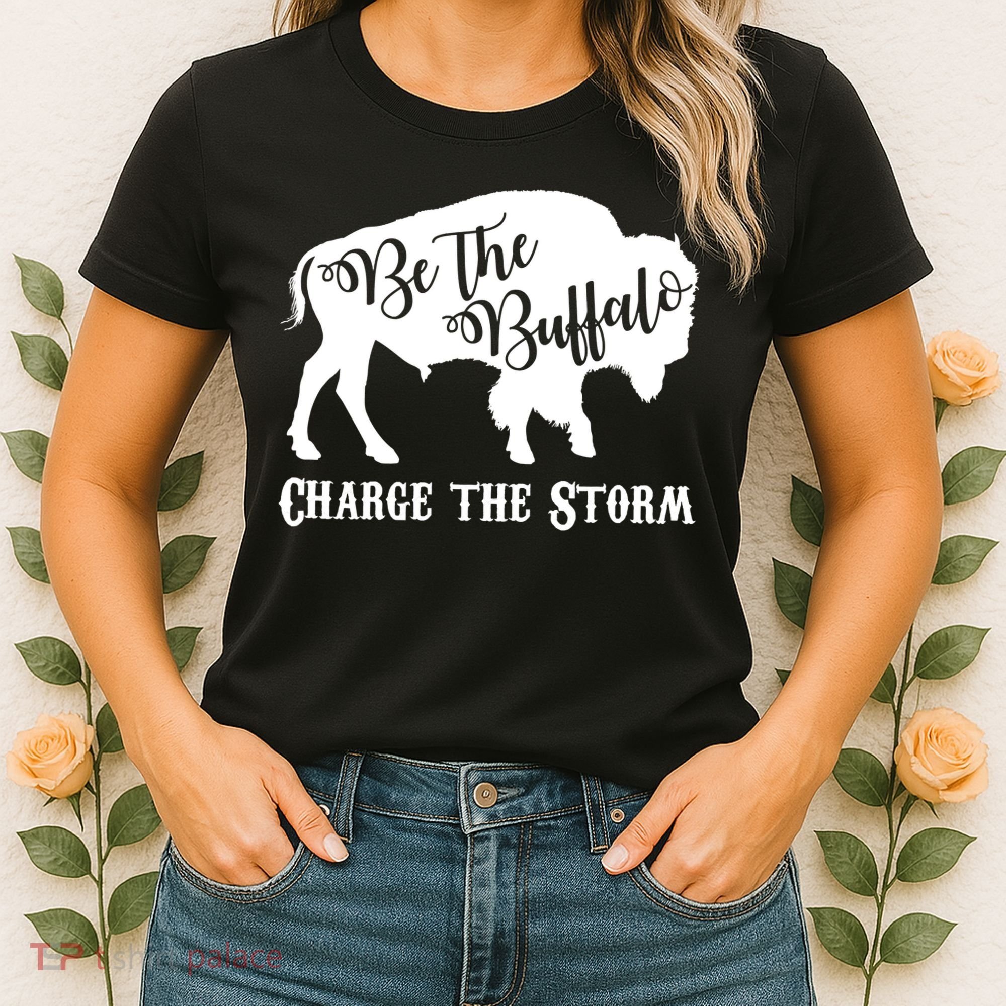 Be The Buffalo Charge The Storm Women's T-Shirt