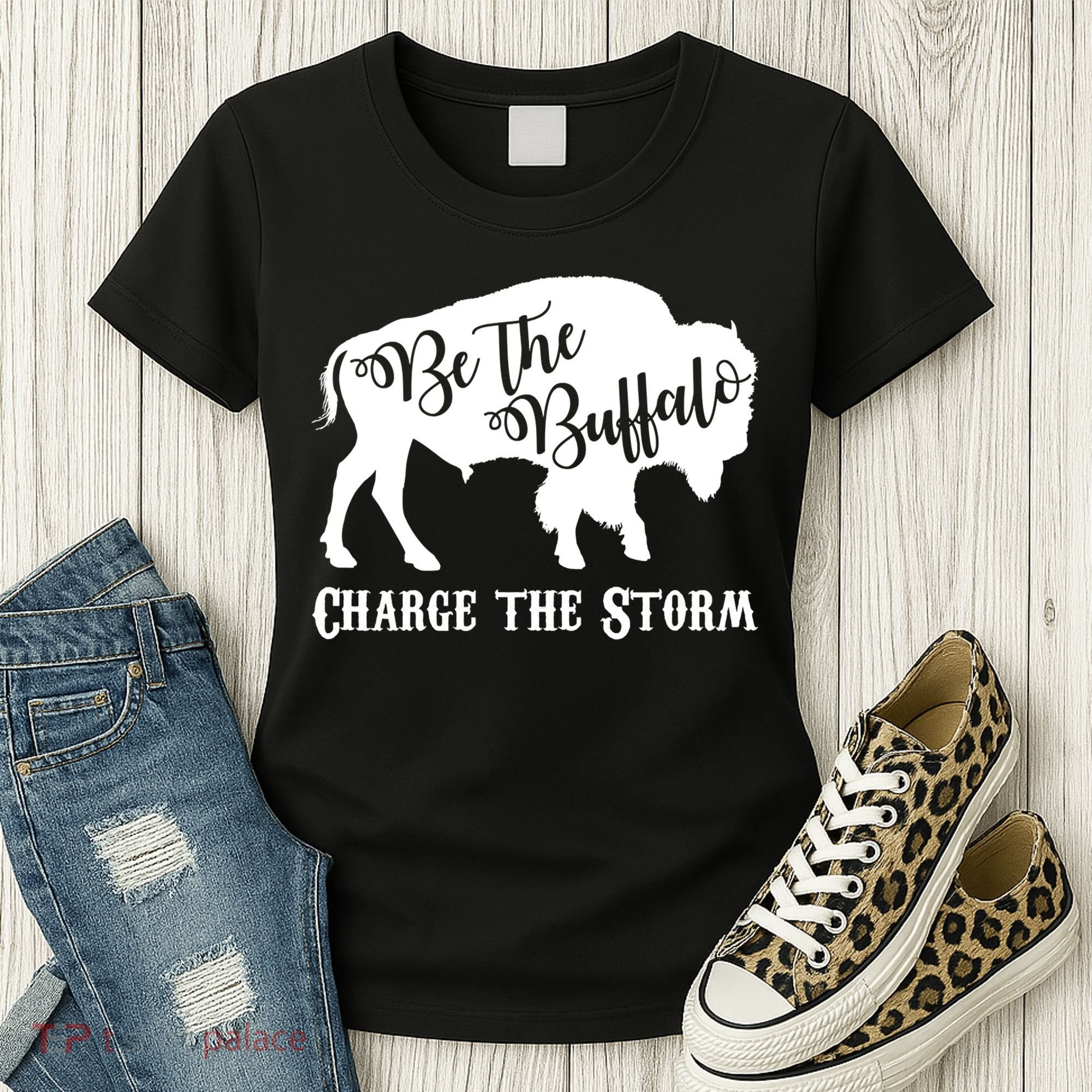 Be The Buffalo Charge The Storm Women's T-Shirt