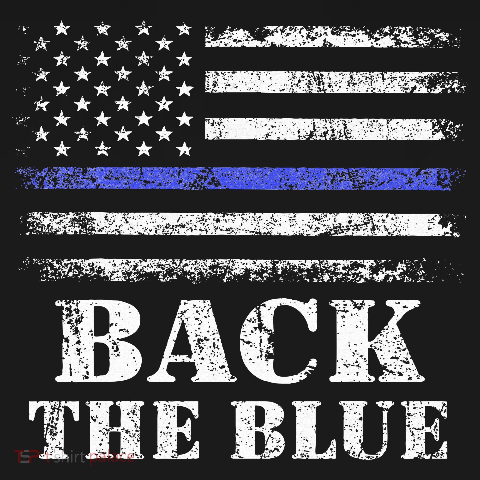 Back The Blue Thin Blue Line American Flag Police Support Women's Hoodie