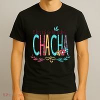 Blessed To Be Called Chacha Colorful Grandma T-Shirt thumb 3