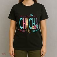 Blessed To Be Called Chacha Colorful Grandma T-Shirt thumb 4
