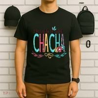 Blessed To Be Called Chacha Colorful Grandma T-Shirt thumb 6