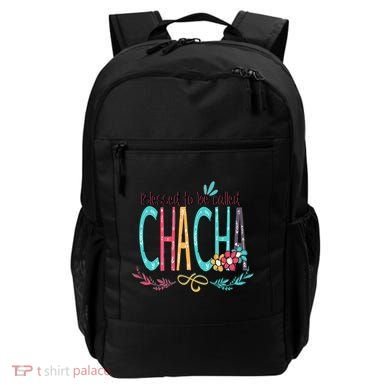 Blessed To Be Called Chacha Colorful Grandma Backpack