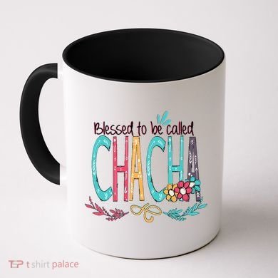 Blessed To Be Called Chacha Colorful Grandma Coffee Mug