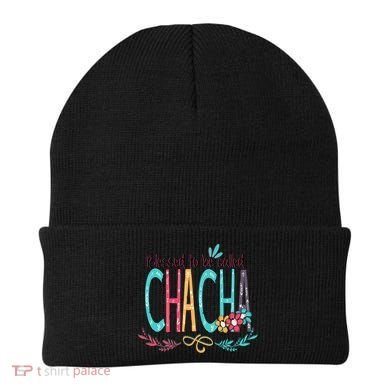 Blessed To Be Called Chacha Colorful Grandma Beanie