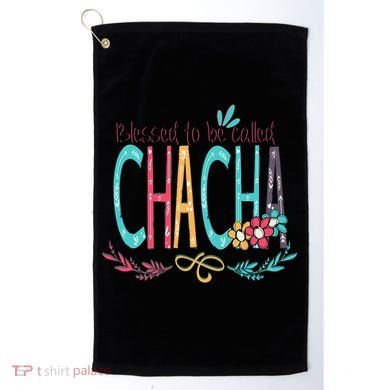 Blessed To Be Called Chacha Colorful Grandma Golf Towel