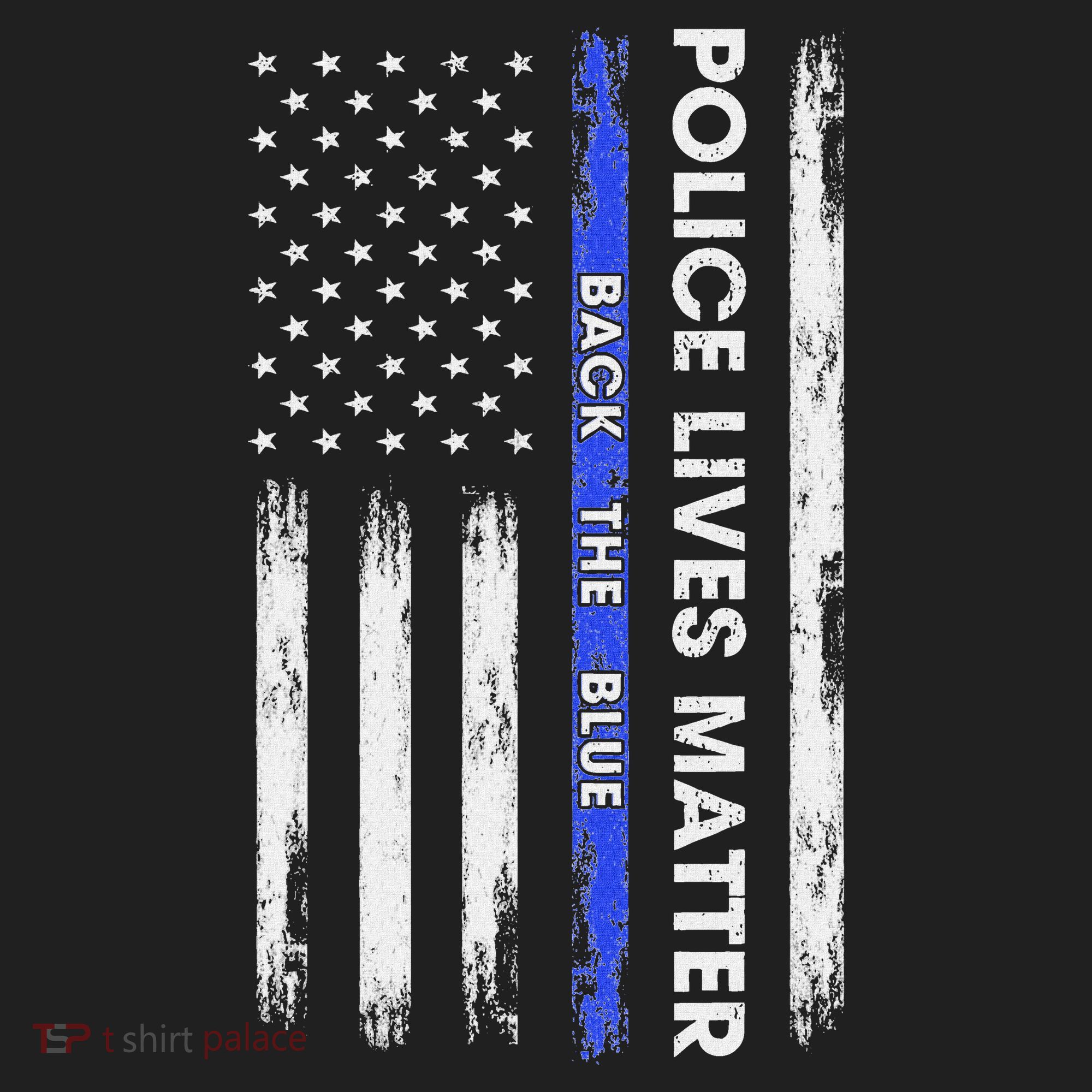 Back The Blue Thin Blue Line Usa Flag Police Lives Matter Beanie