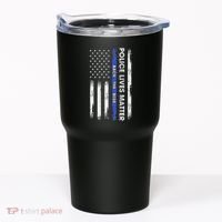 Back The Blue Thin Blue Line Usa Flag Police Lives Matter Tumbler thumb 0