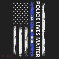 Back The Blue Thin Blue Line Usa Flag Police Lives Matter Tumbler thumb 3