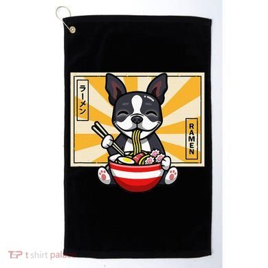Boston Terrier Golf Towel