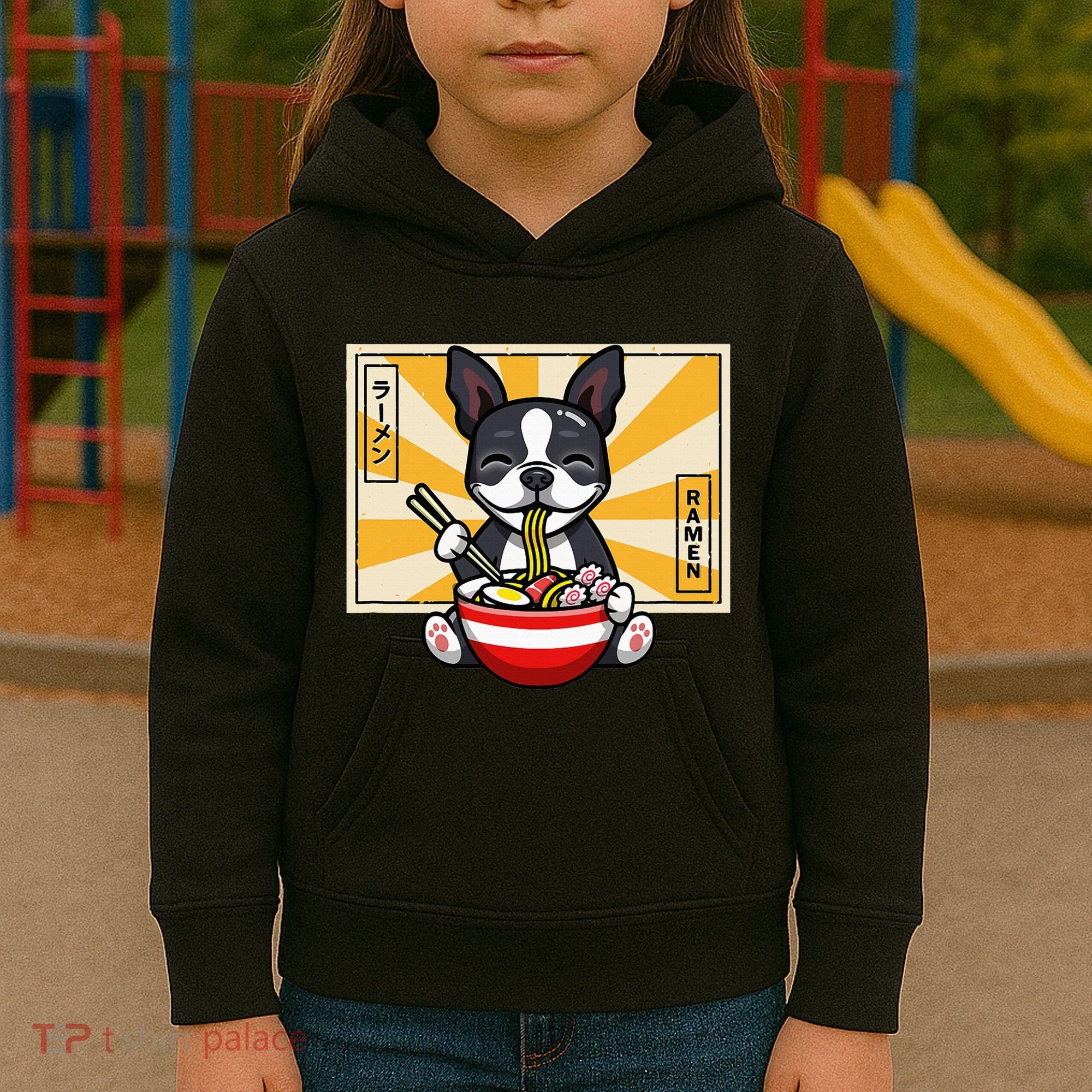 Boston Terrier Kids Hoodie