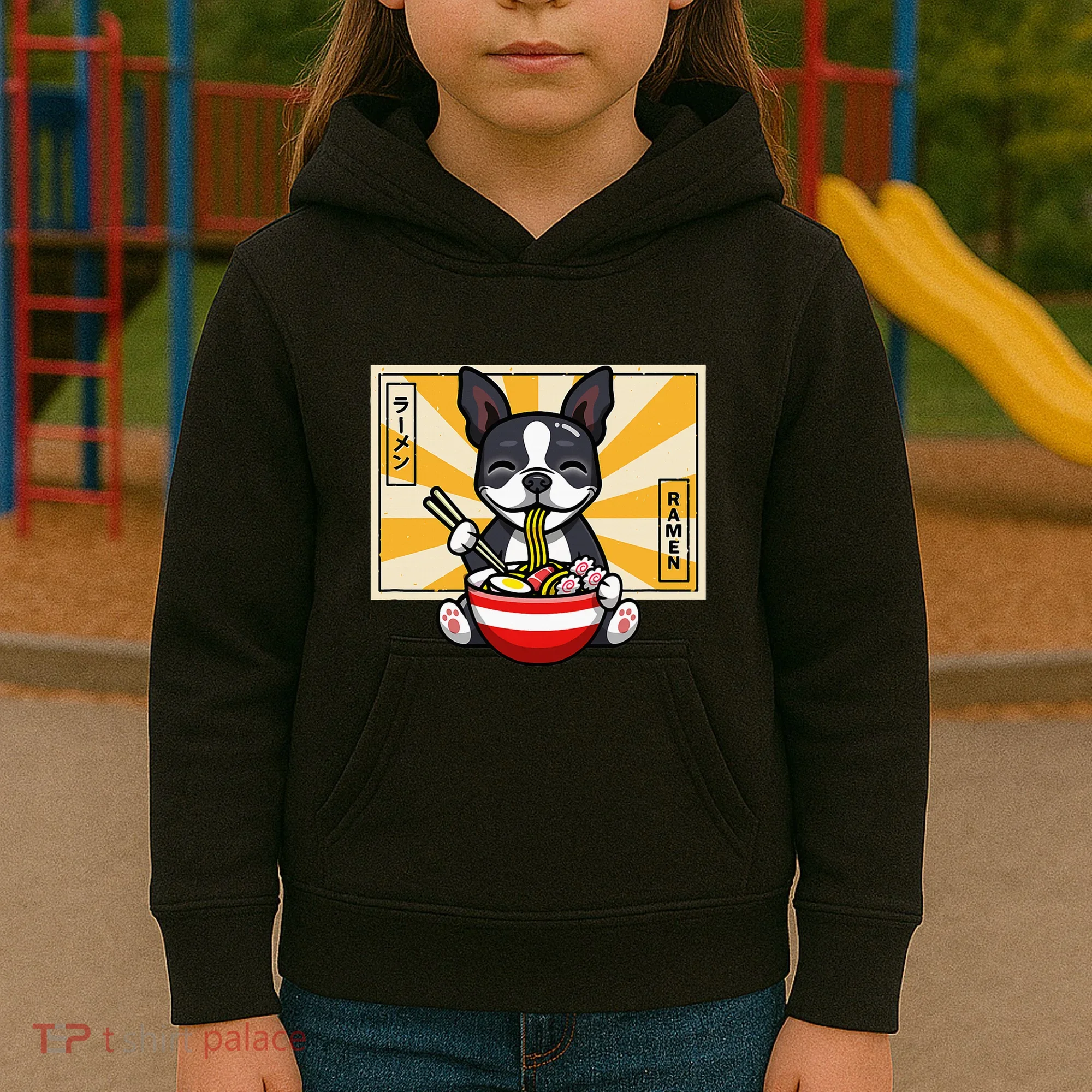 Boston Terrier Kids Hoodie