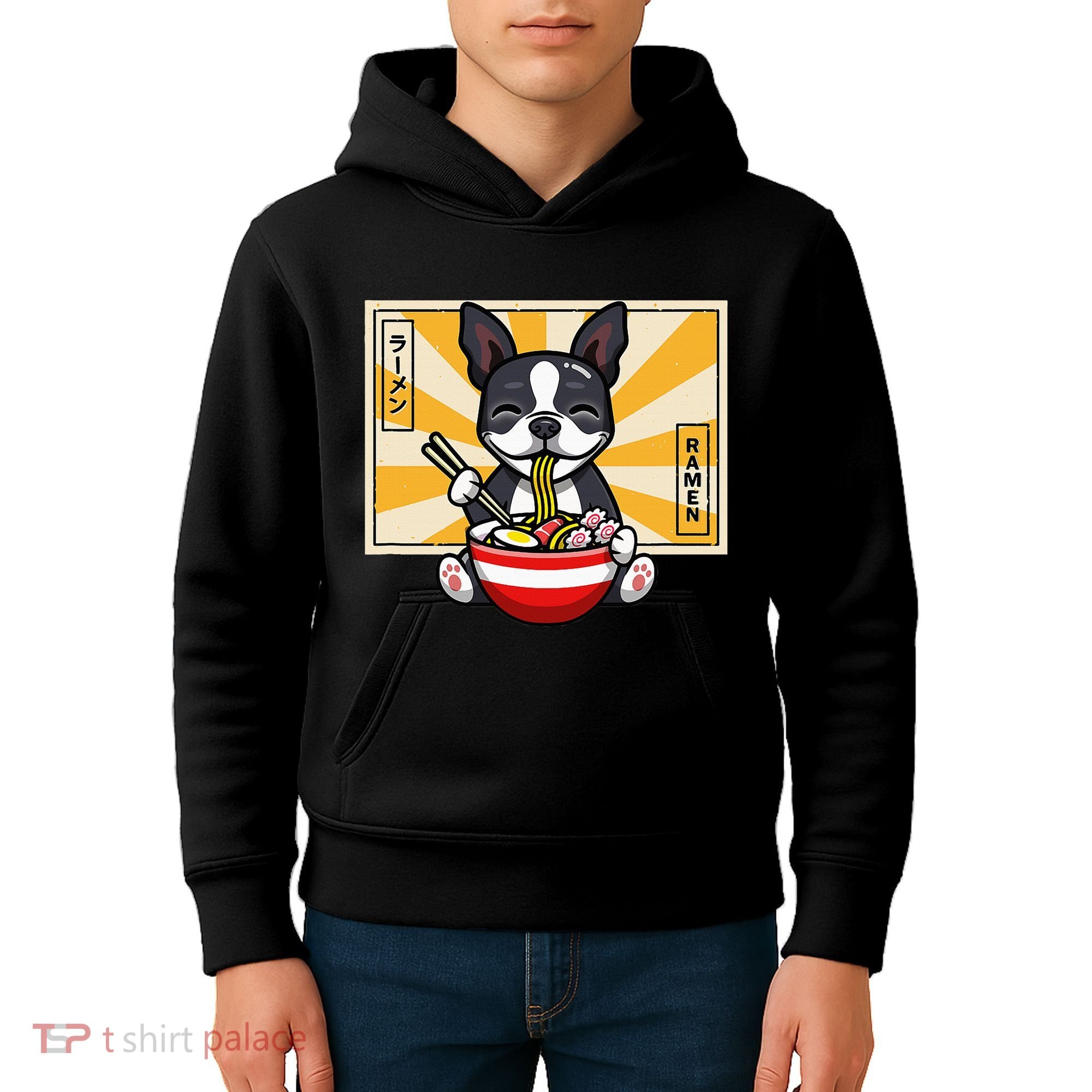 Boston Terrier Kids Hoodie
