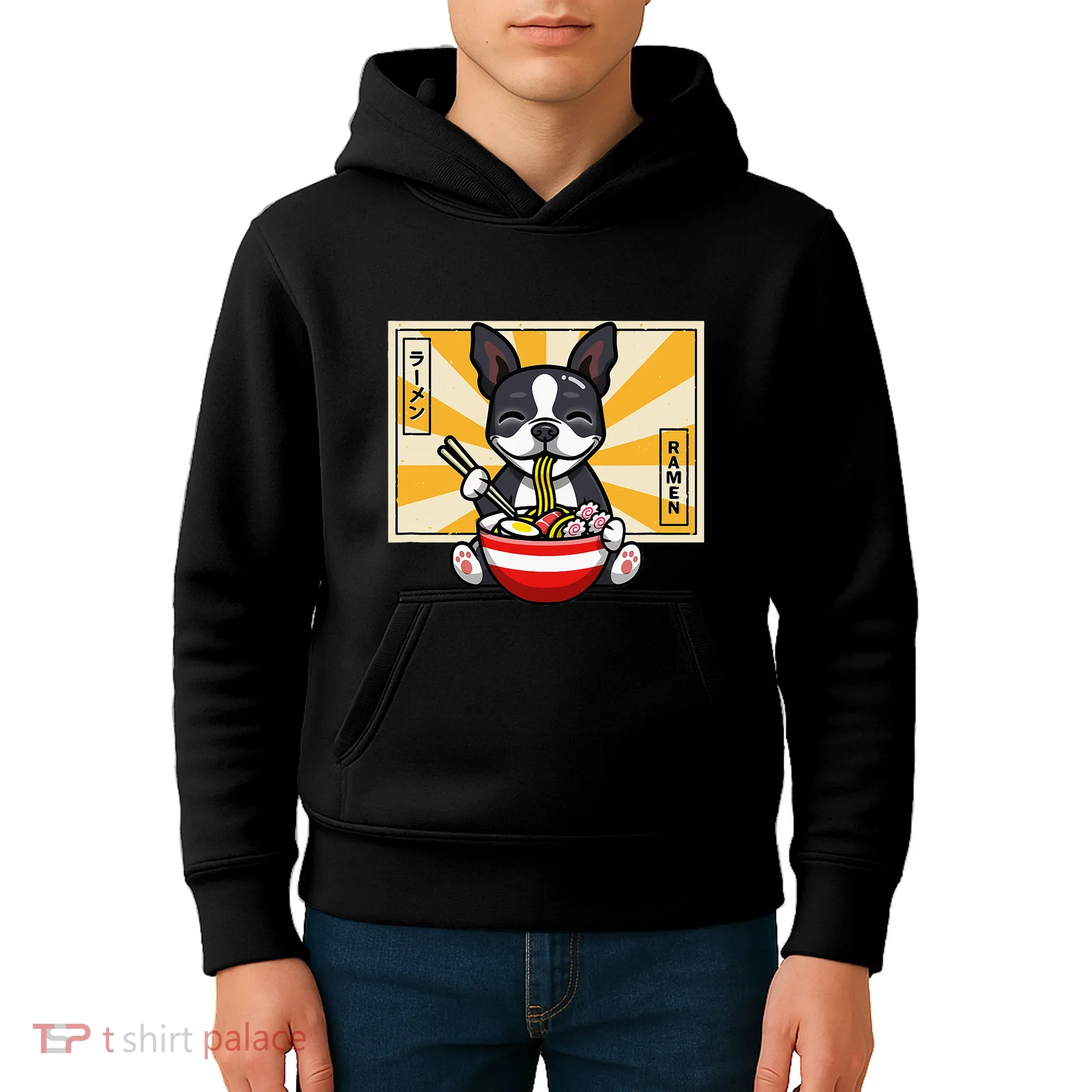 Boston Terrier Kids Hoodie