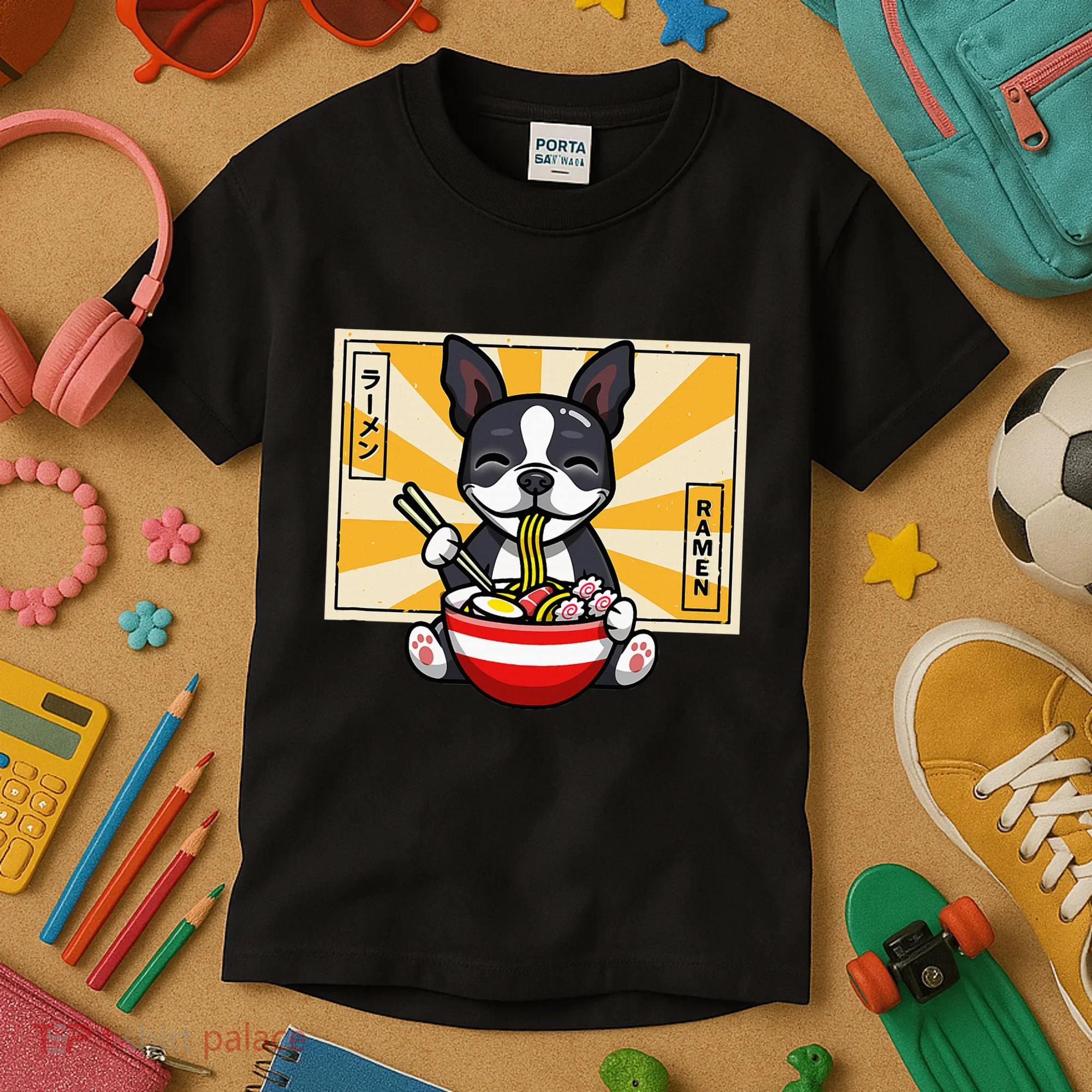 Boston Terrier Kids T-Shirt