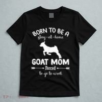 Born To Be A Stay At Home Goat Mom Forced To Go To Work T-Shirt thumb 5