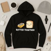 Butter Together Breakfast Butter Toast Hoodie thumb 3