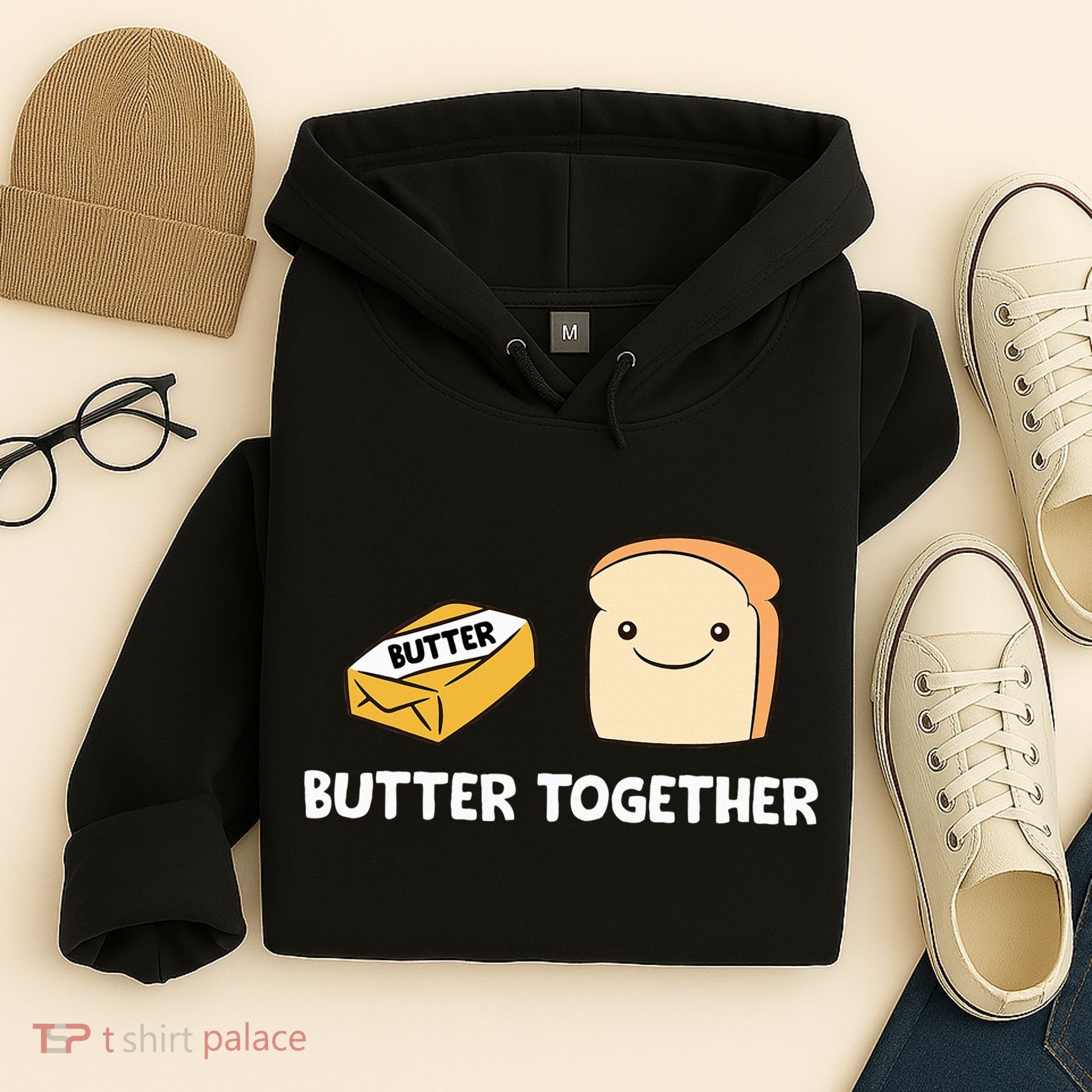 Butter Together Breakfast Butter Toast Hoodie