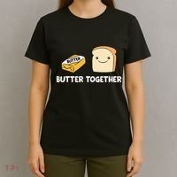 Butter Together Breakfast Butter Toast T-Shirt thumb 4