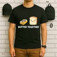 Butter Together Breakfast Butter Toast T-Shirt thumb 6