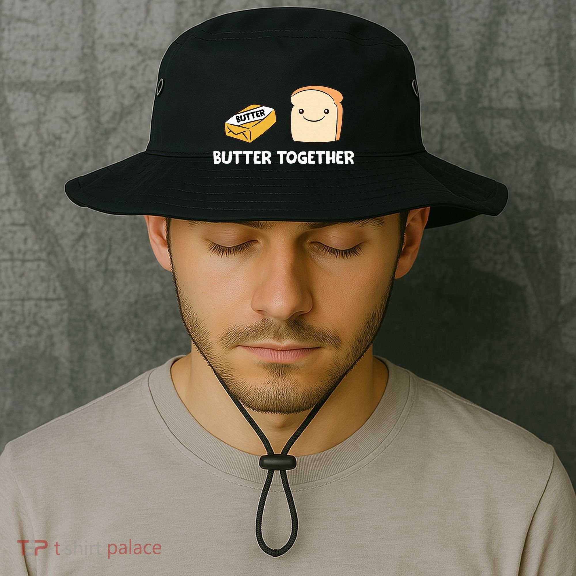 Butter Together Breakfast Butter Toast Bucket Hat
