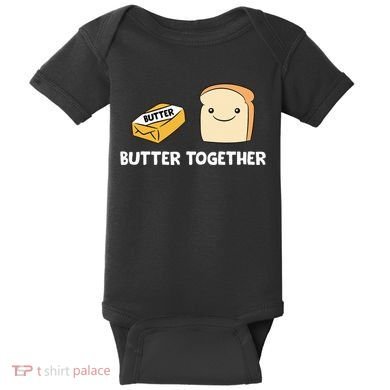 Butter Together Breakfast Butter Toast Baby Bodysuit