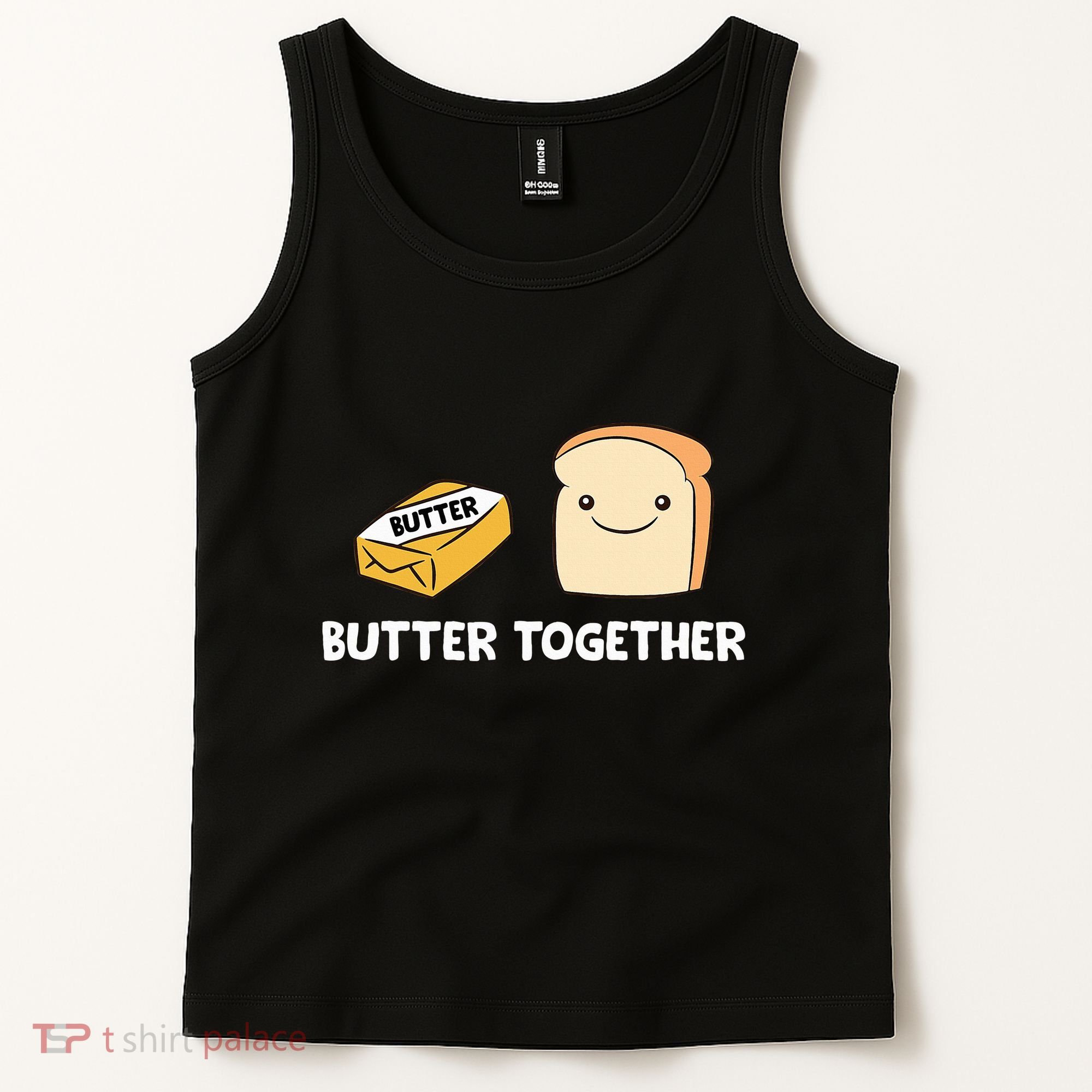 Butter Together Breakfast Butter Toast Tank Top