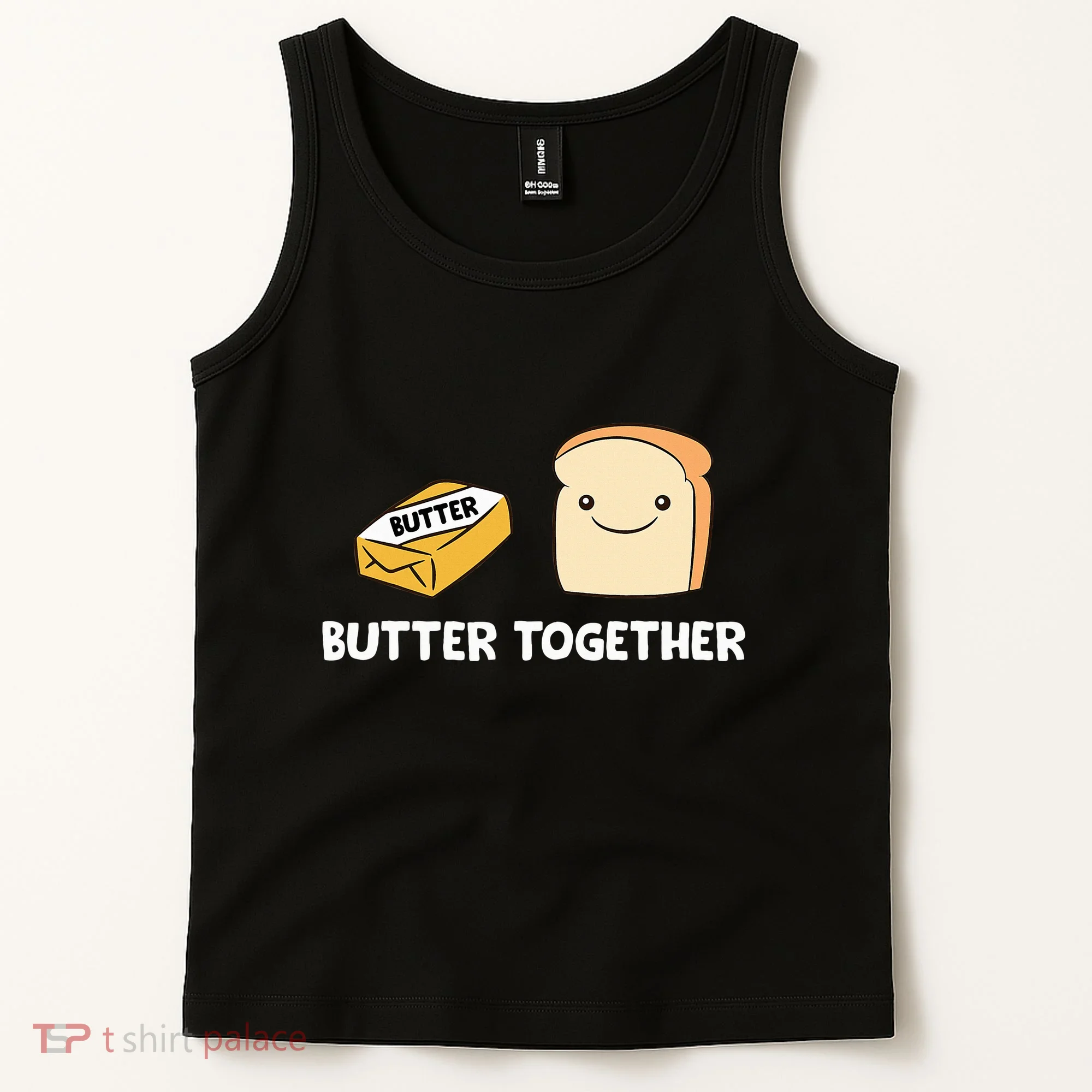 Butter Together Breakfast Butter Toast Tank Top