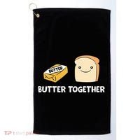 Butter Together Breakfast Butter Toast Golf Towel thumb 0