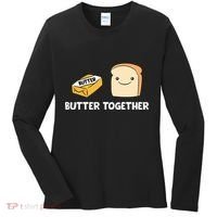 Butter Together Breakfast Butter Toast Women's Long Sleeve Shirt thumb 0