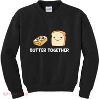 Butter Together Breakfast Butter Toast Kids Sweatshirt thumb 0