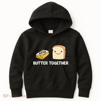 Butter Together Breakfast Butter Toast Kids Hoodie thumb 0