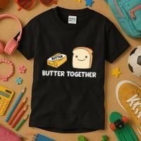 Butter Together Breakfast Butter Toast Kids T-Shirt thumb 3