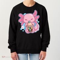 Boba Tea Bubble Tea Milk Tea Anime Axolotl  Women's Sweatshirt thumb 0