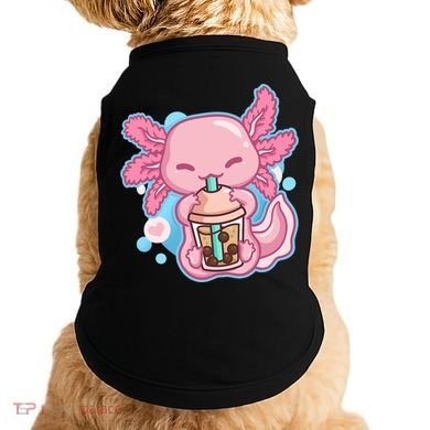 Boba Tea Bubble Tea Milk Tea Anime Axolotl  Doggie Tank
