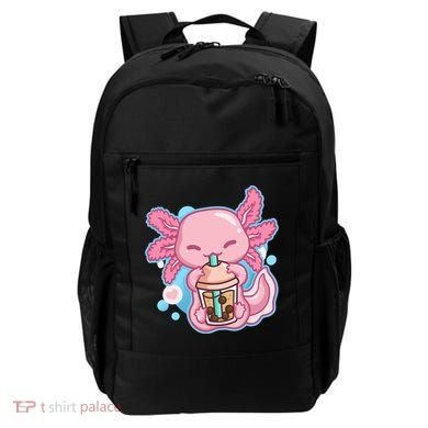 Boba Tea Bubble Tea Milk Tea Anime Axolotl  Backpack