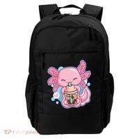 Boba Tea Bubble Tea Milk Tea Anime Axolotl  Backpack thumb 0