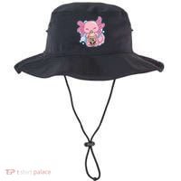 Boba Tea Bubble Tea Milk Tea Anime Axolotl  Bucket Hat thumb 0
