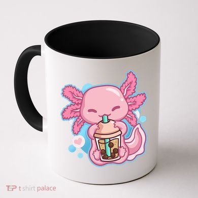 Boba Tea Bubble Tea Milk Tea Anime Axolotl  Coffee Mug