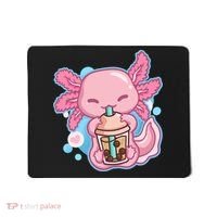 Boba Tea Bubble Tea Milk Tea Anime Axolotl  Mousepad thumb 0