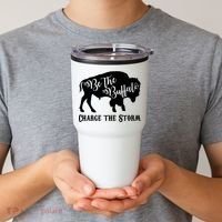Be The Buffalo Charge The Storm Success Tumbler thumb 2